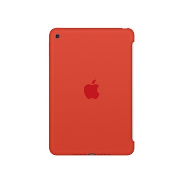 Силиконовый чехол для iPad mini 4 оранжевого цвета