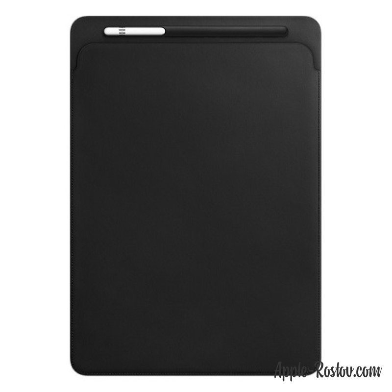 Кожаный чехол-футляр для iPad Pro 12.9 чёрного цвета
