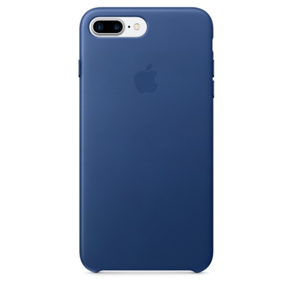 Кожаный чехол для iPhone 8Plus/7 Plus цвета "синий сапфир"