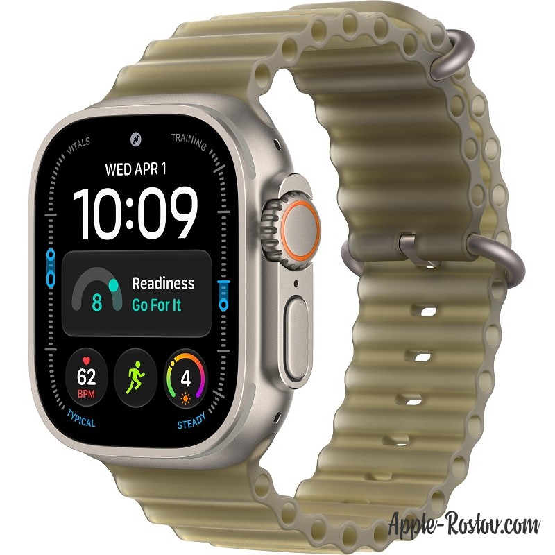 Apple Watch Ultra 4 49mm Natural ремешок Translucent Kelp Ocean Band
