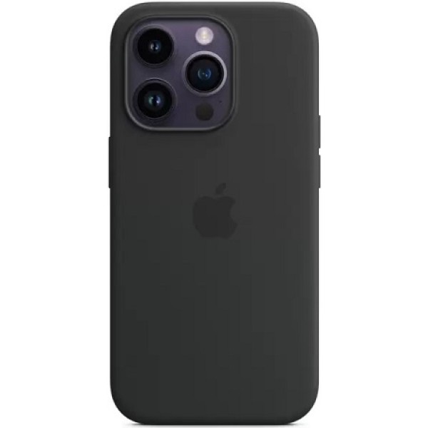 Silicone case iPhone 14 Pro Max MagSafe Midnight