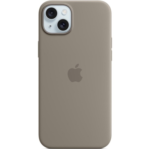 Silicone case iPhone 15 Plus MagSafe Clay